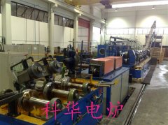 Complete set of medium frequency tempering production line