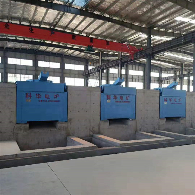 Medium frequency induction heating furnace